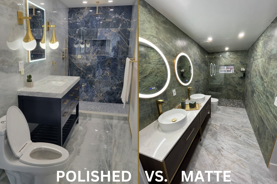 Polished Porcelain vs. Matte Porcelain: Choosing the Right Finish